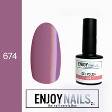 Load image into Gallery viewer, Enjoy Nails semi-permanent nail polish number 674
