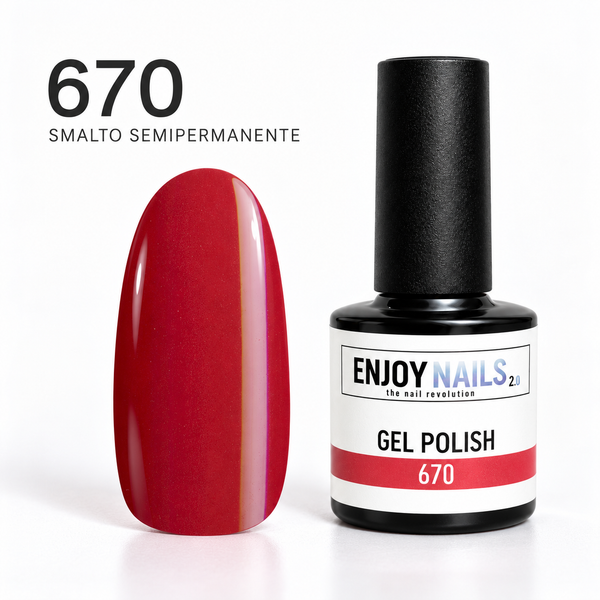 Enjoy Nails semi-permanent nail polish number 670