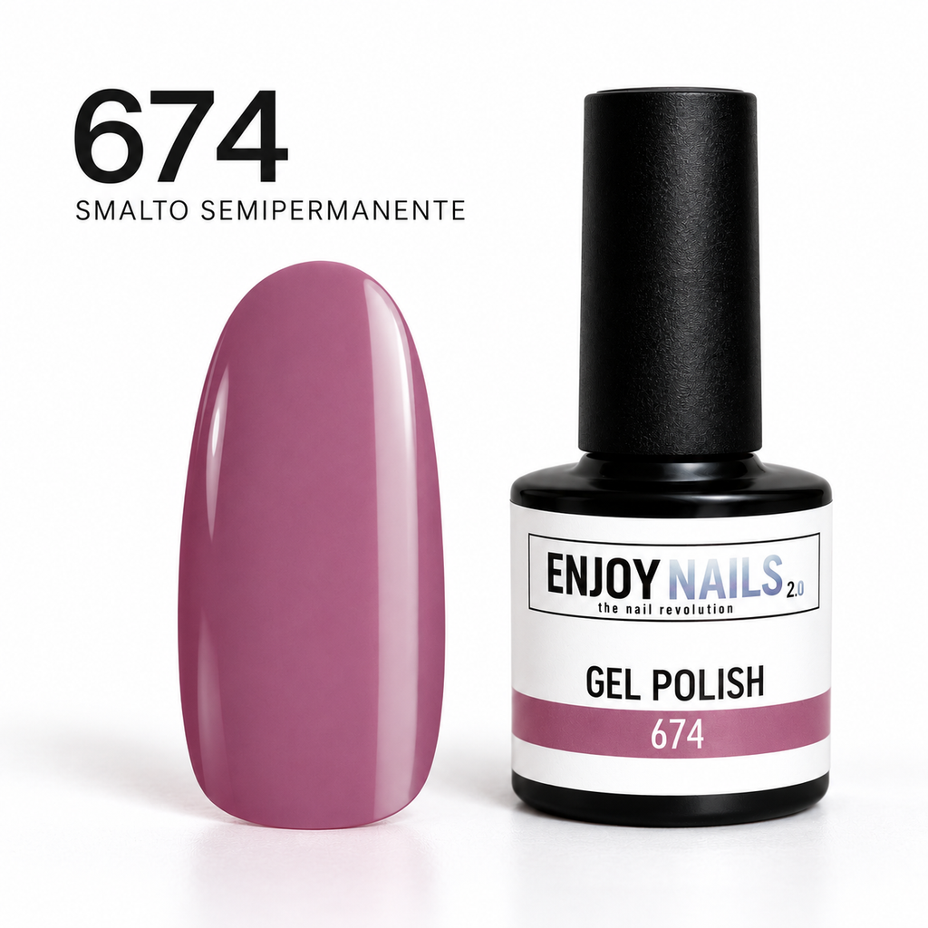 Enjoy Nails semi-permanent nail polish number 674