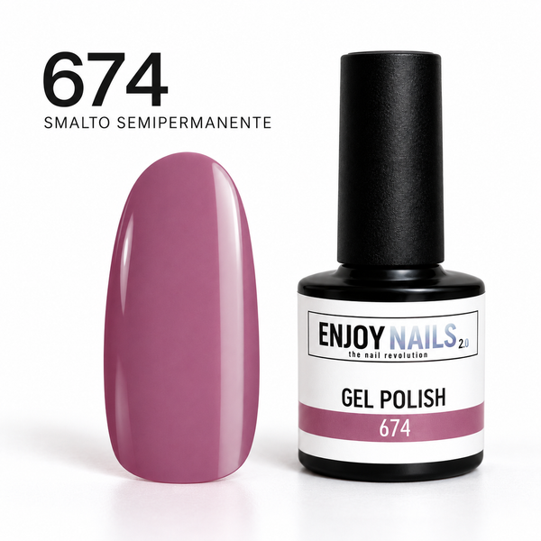 Enjoy Nails semi-permanent nail polish number 674